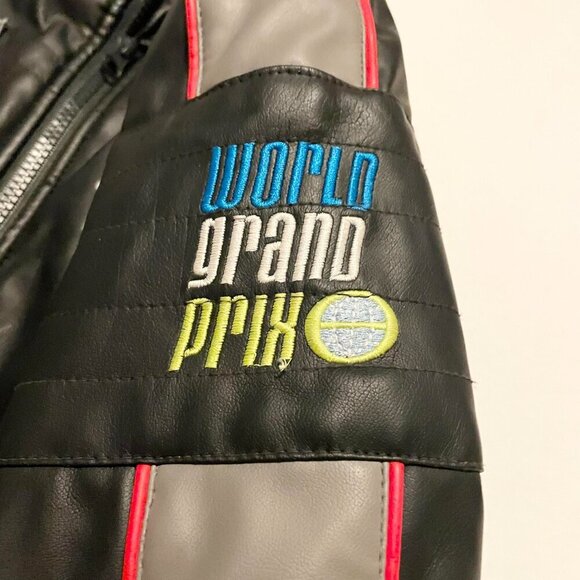 Disney Lightning McQueen Faux Leather Kids Boys Jacket Size Medium - Picture 11 of 16